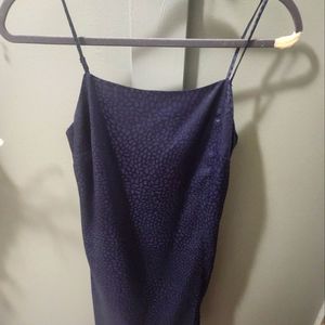 Purple slip dress